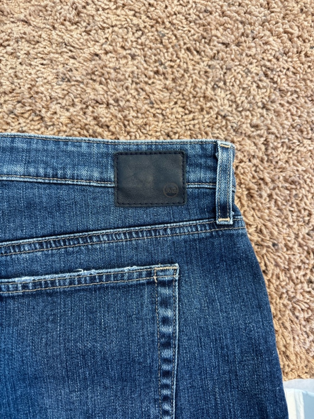 Ag Adriano Goldschmied Hailey Cut Off Ex Boyfriend Short Frayed Hem Size 31 - Picture 8 of 8